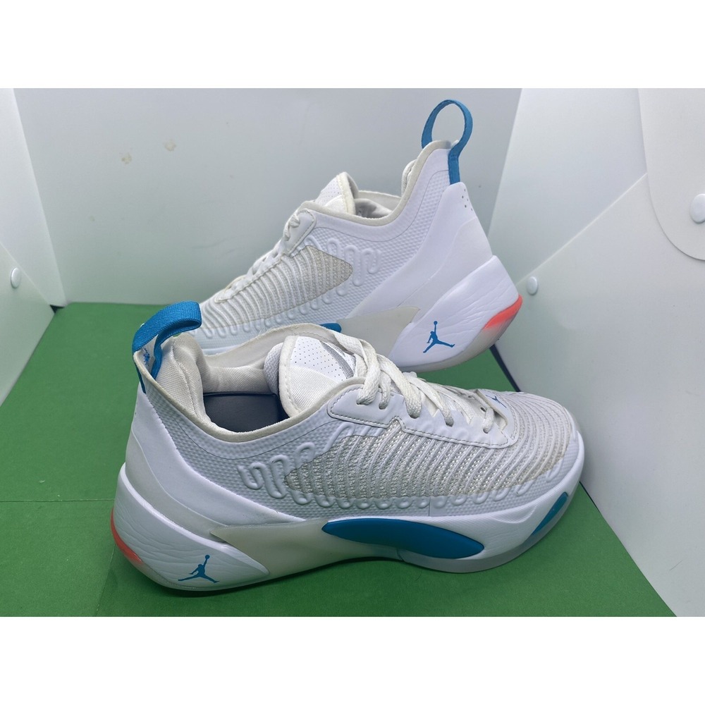 Jordan Luka 1 Player White Neo Turquoise Mens Basketball Shoes DN1771-104 Size 8